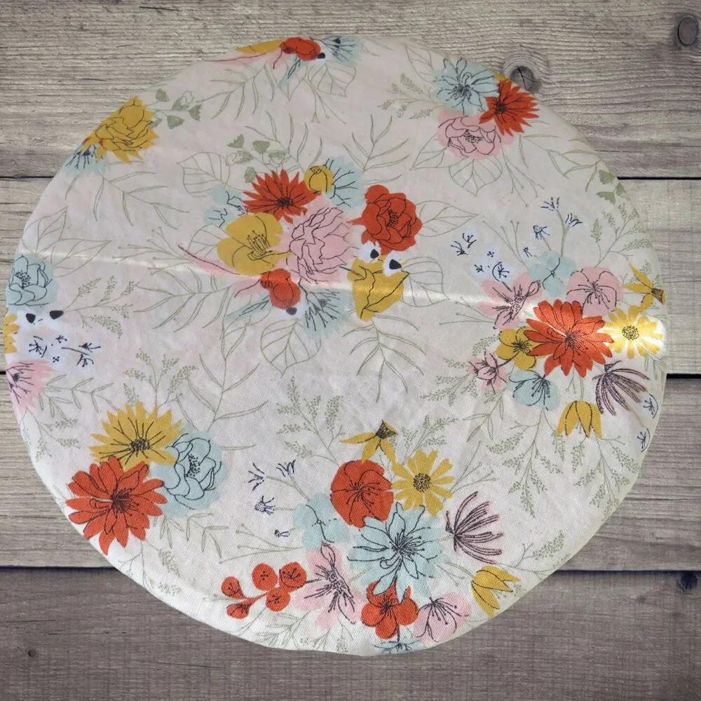 Kitchenaid Bowl Cover, Lemon and Floral Reversible Mixer Cover